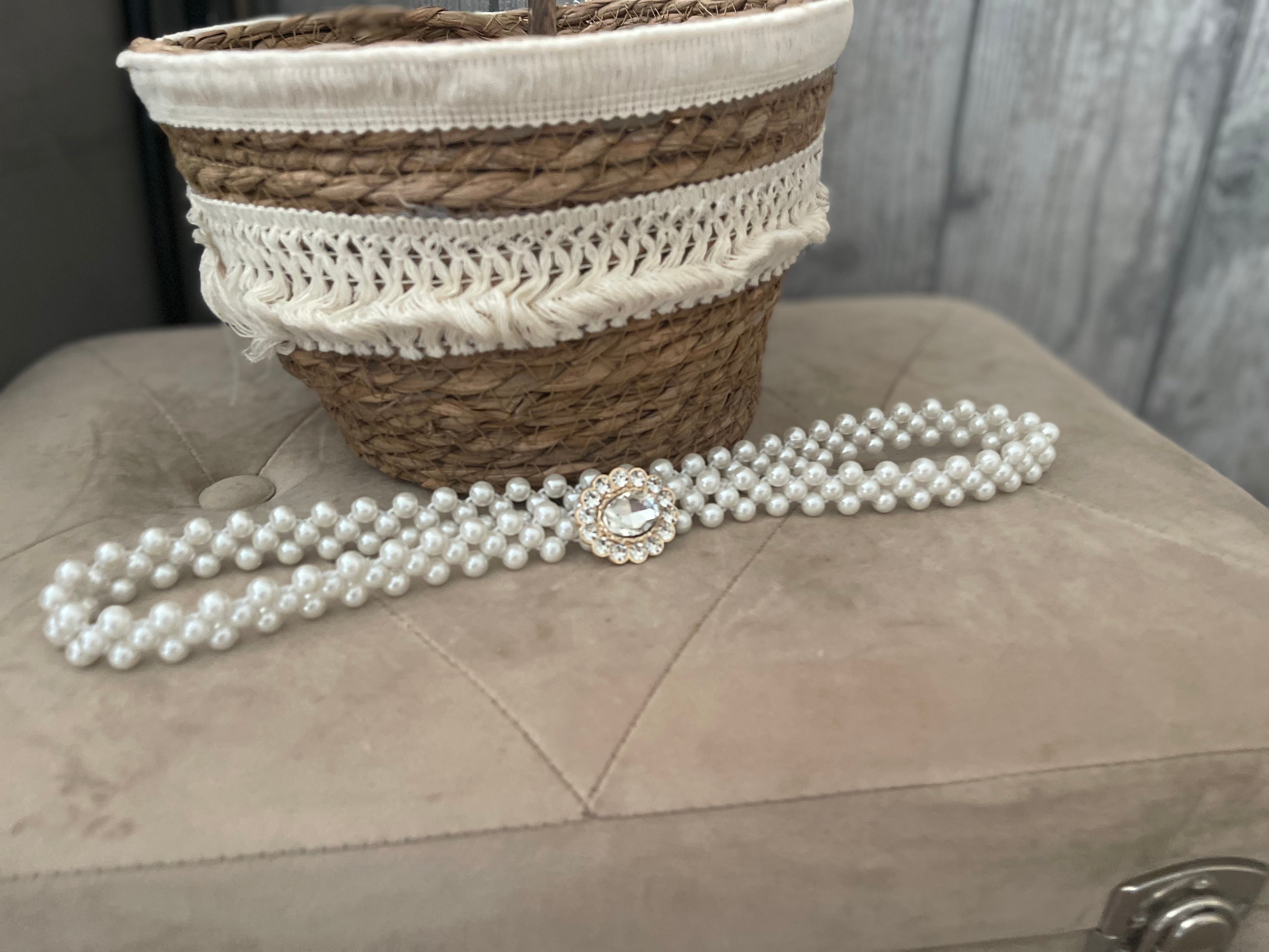 Pearl stretchy belt
