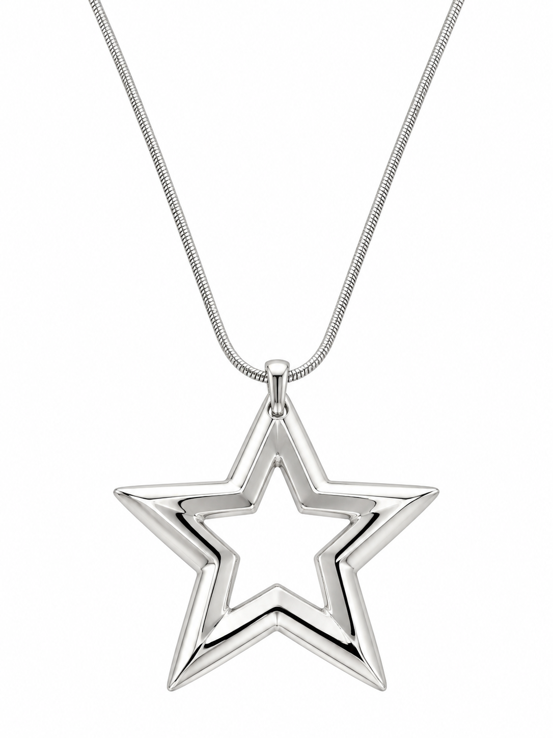 Double star necklace