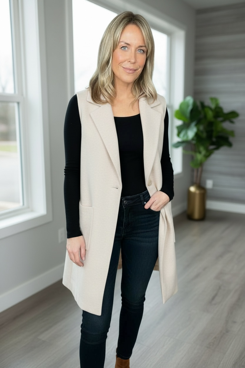 Greta long waistcoat