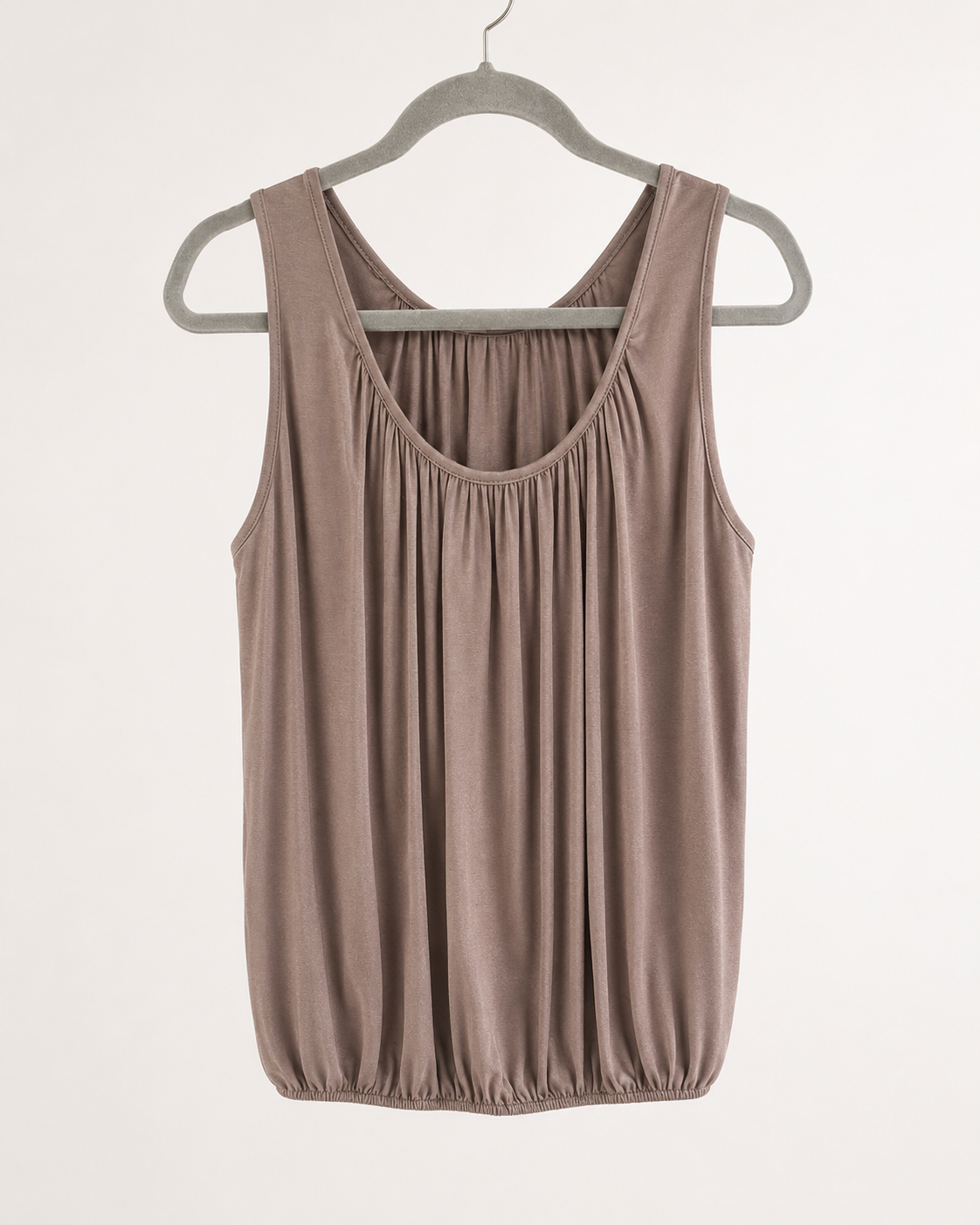 Sleeveless bubble tops