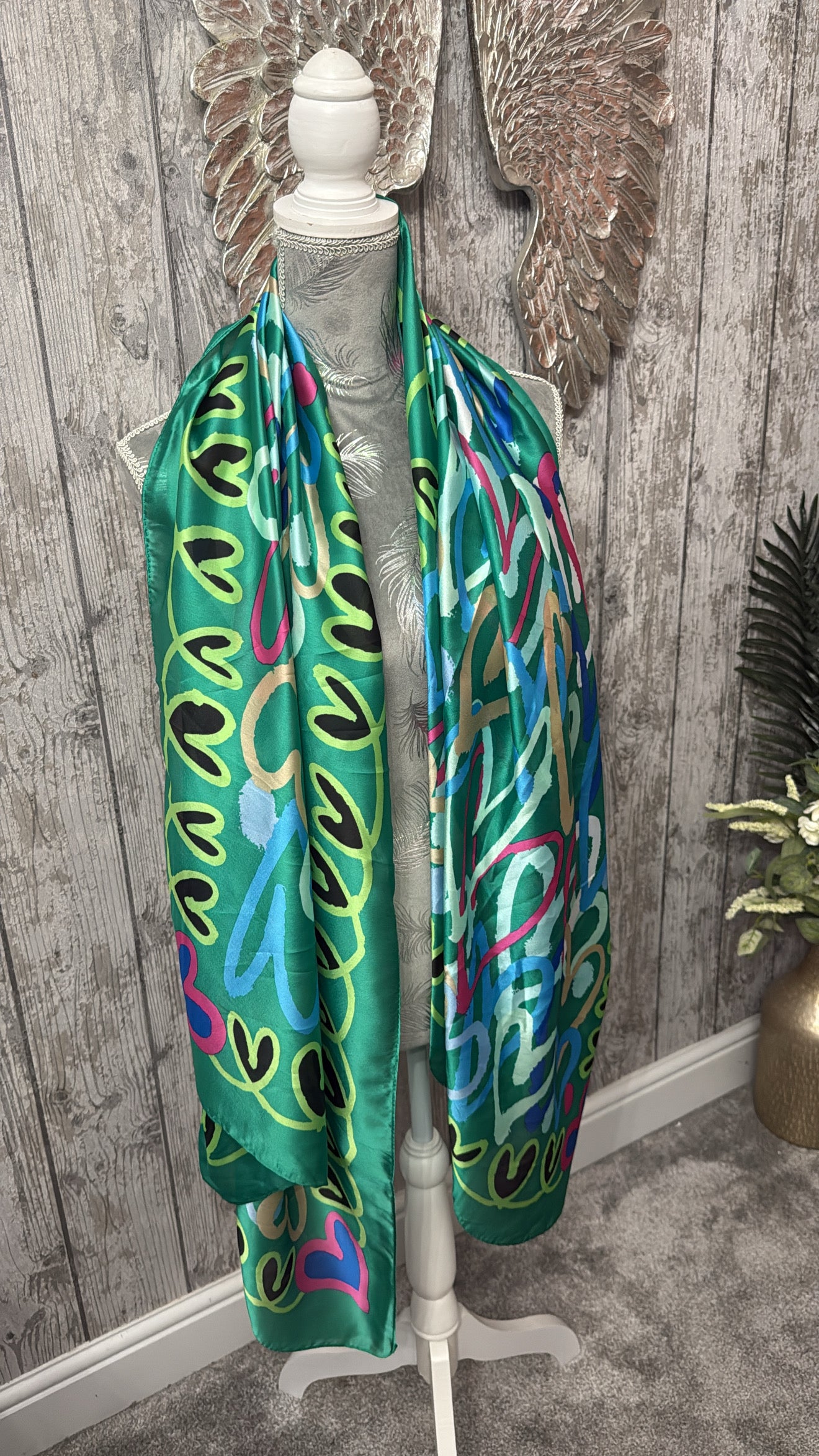 Heart scarf