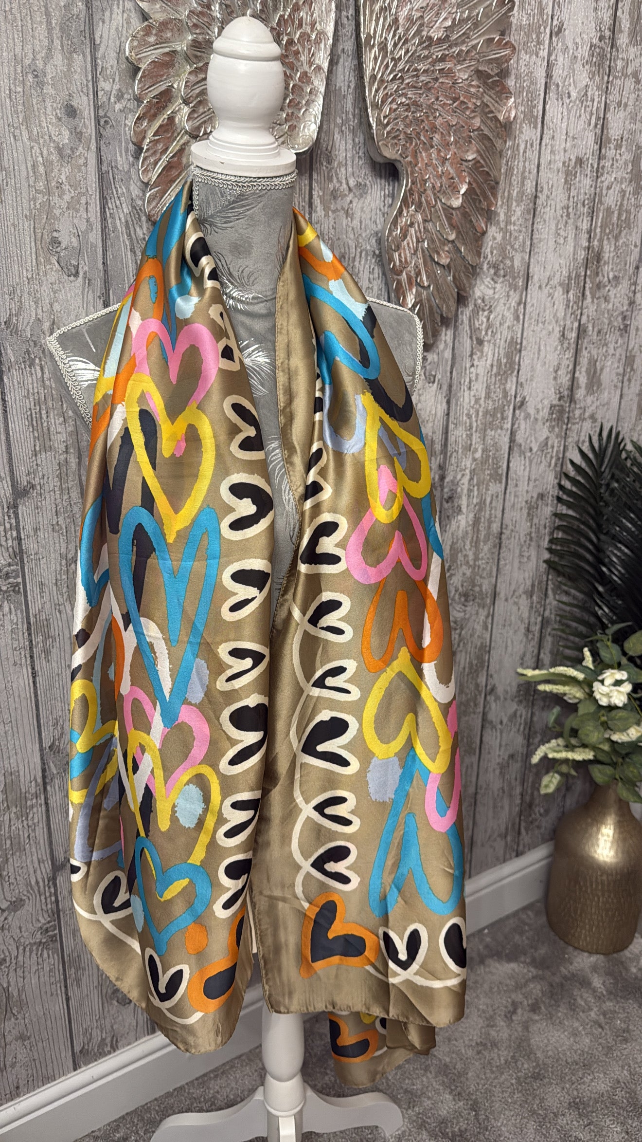 Heart scarf