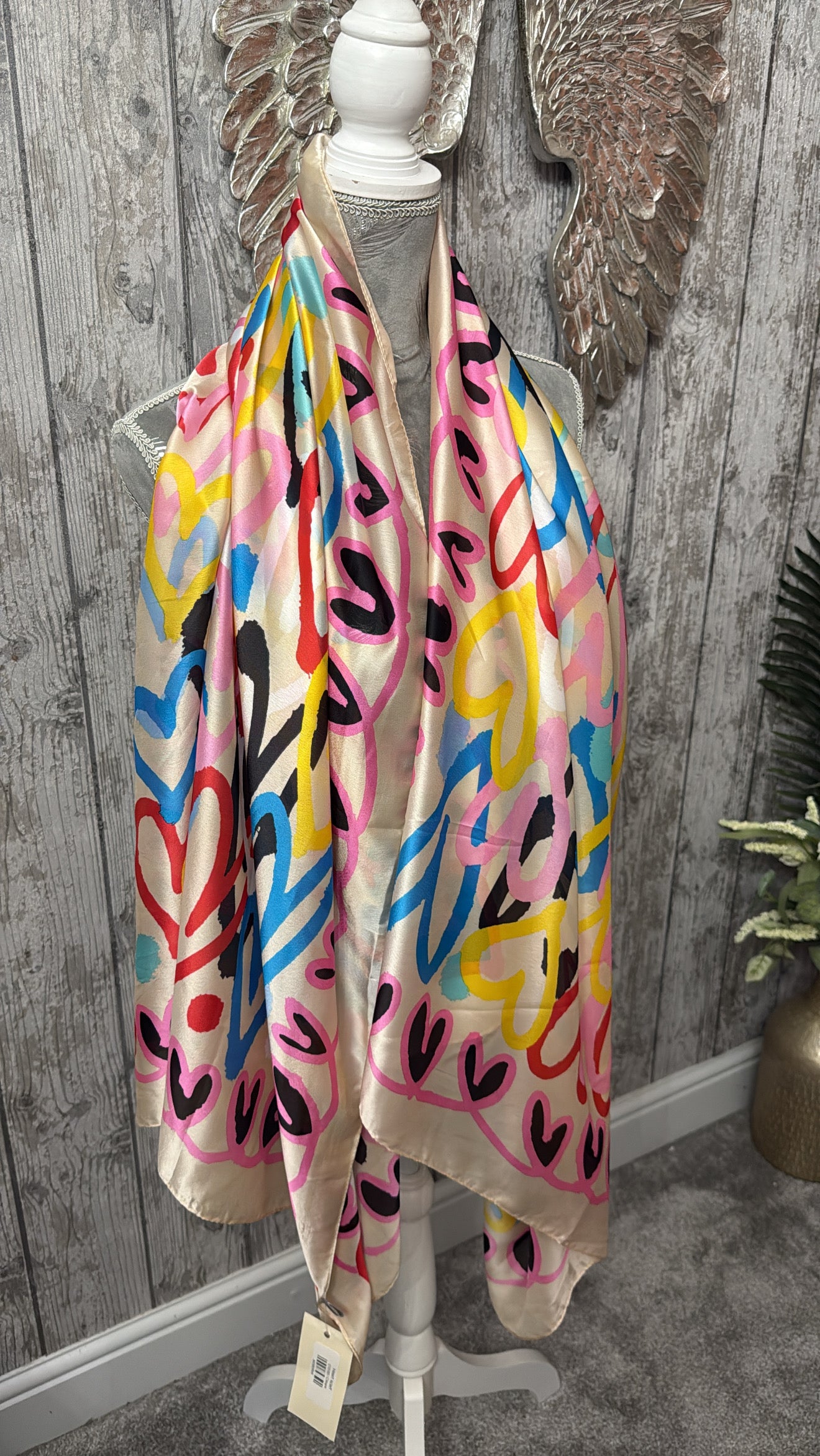 Heart scarf