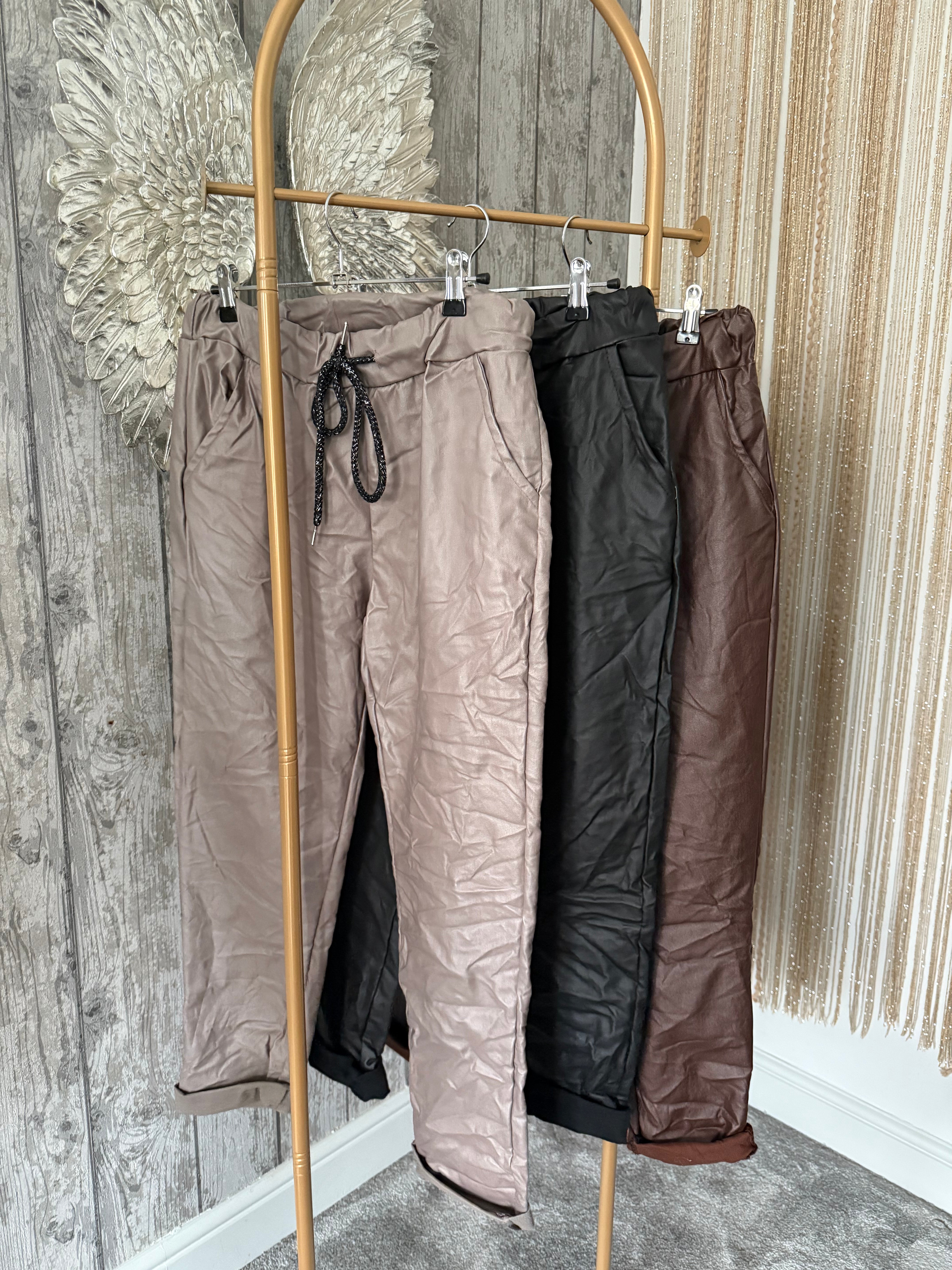 Waxed magic pants